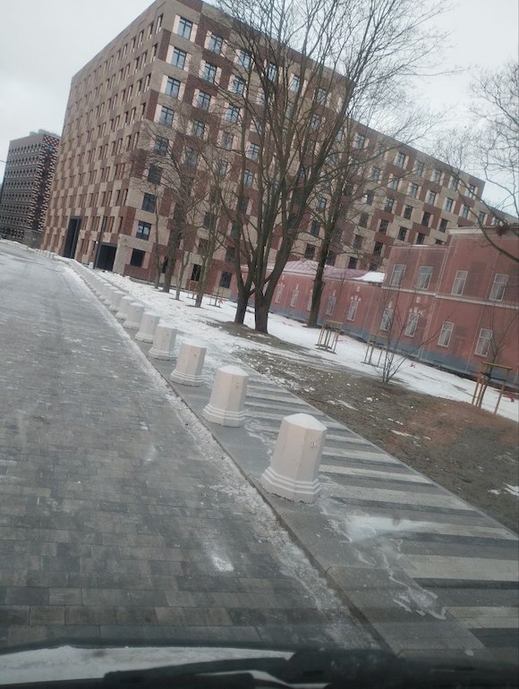 антипарковочное изделие полусфера МАФ бетон дорога столб пешеходный переход столбы парковочные 